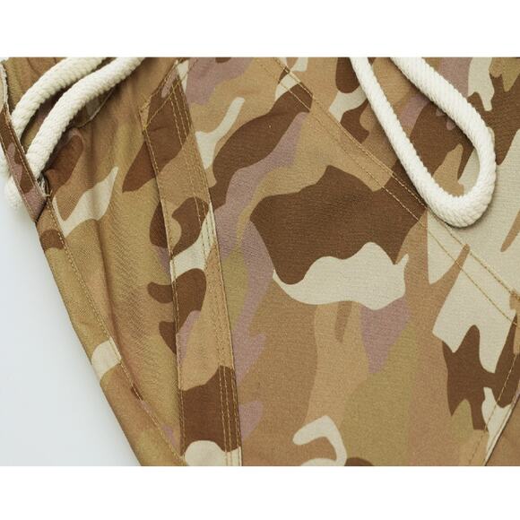 LifeShe Camo Cargo Pants for Women Army Camouflage Mid Rise Wide Straight Leg - Picture 3 of 5